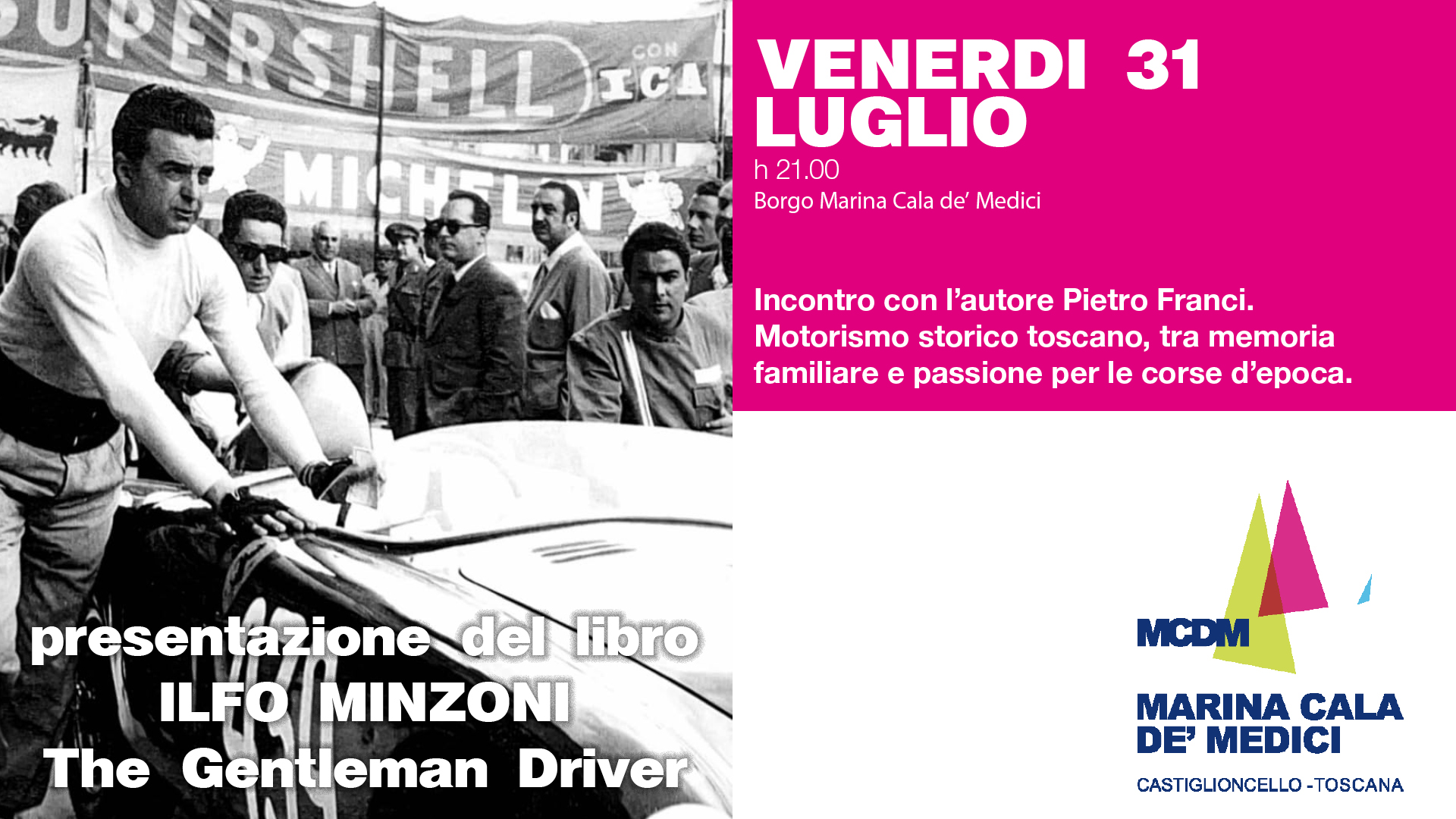 Presentazione libro: “Ilfo Minzoni – The Gentleman Driver”